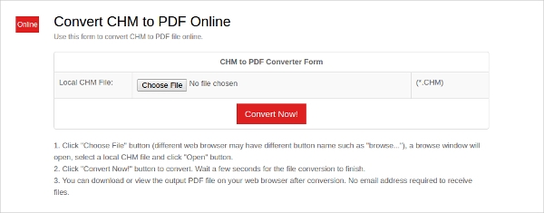 chm to pdf converter online for mac